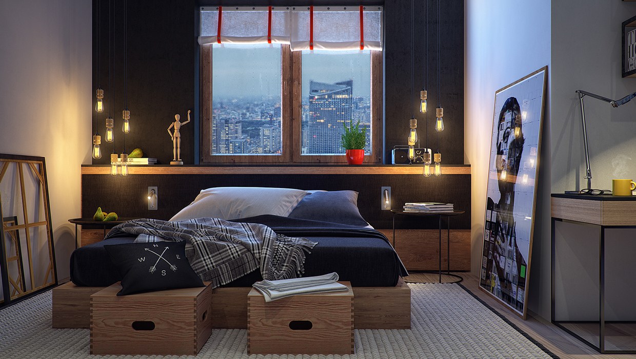 Một thiết kế phòng ngủ hiện đại đầy sáng tạo và thông minh, mang đậm dấu ấn về cá tính cũng như mong muốn của gia chủ